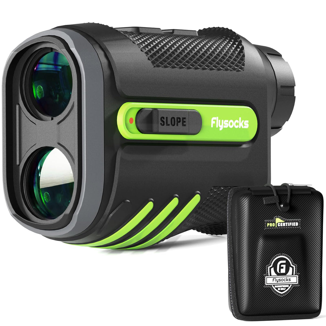 Flysocks Range Finder Golf with Slope, Rechargeable Battery