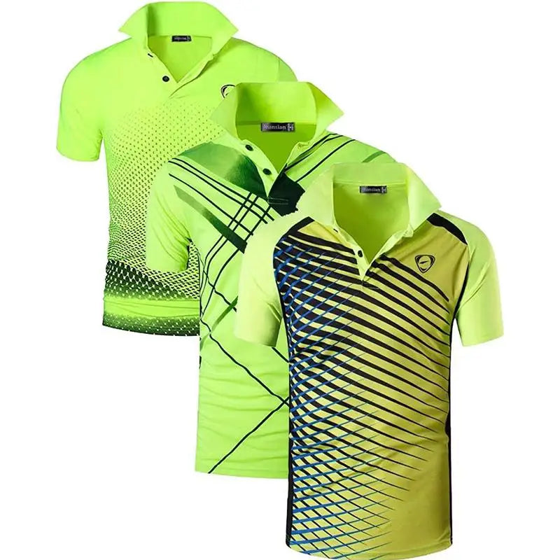 Men's Sport Tee Polo Shirts POLOS Poloshirts Golf Tennis Badminton