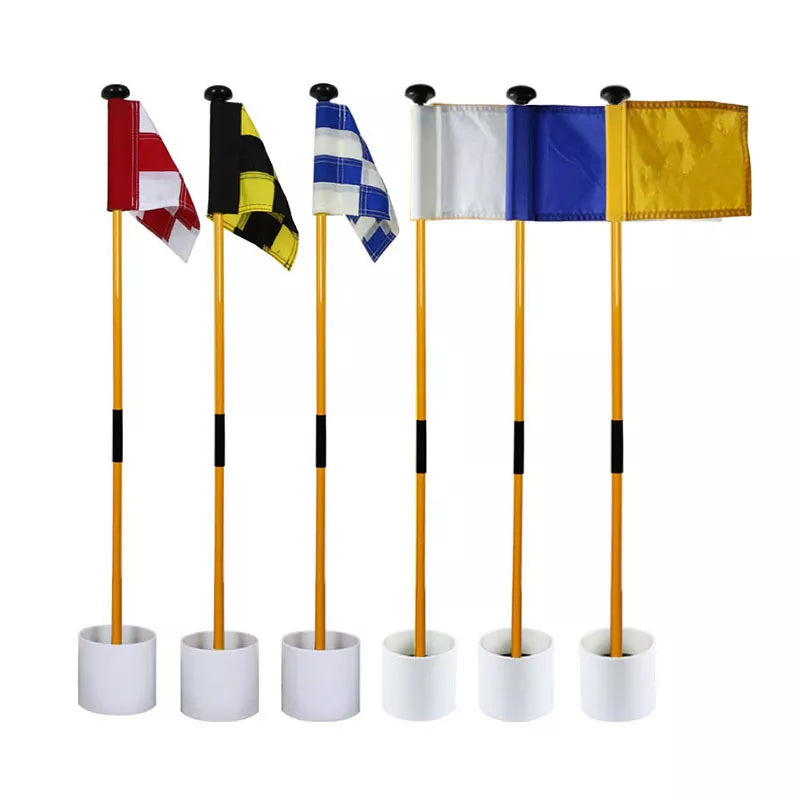 Golf Hole Pole Cup Flag Stick Golf Putting Green Flagstick