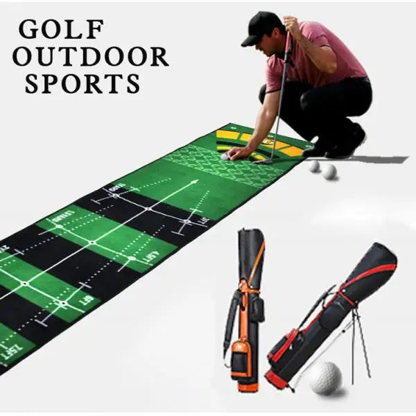 Golf Putting Indoor Golf Hitting Mat Green Mat Golf Practice Training Aid Equipment