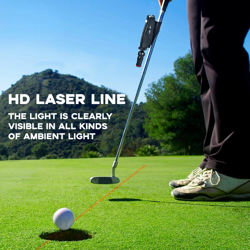 Golf Putter Laser Sight Training Golf Practice Aid Aim Line Corrector Putting