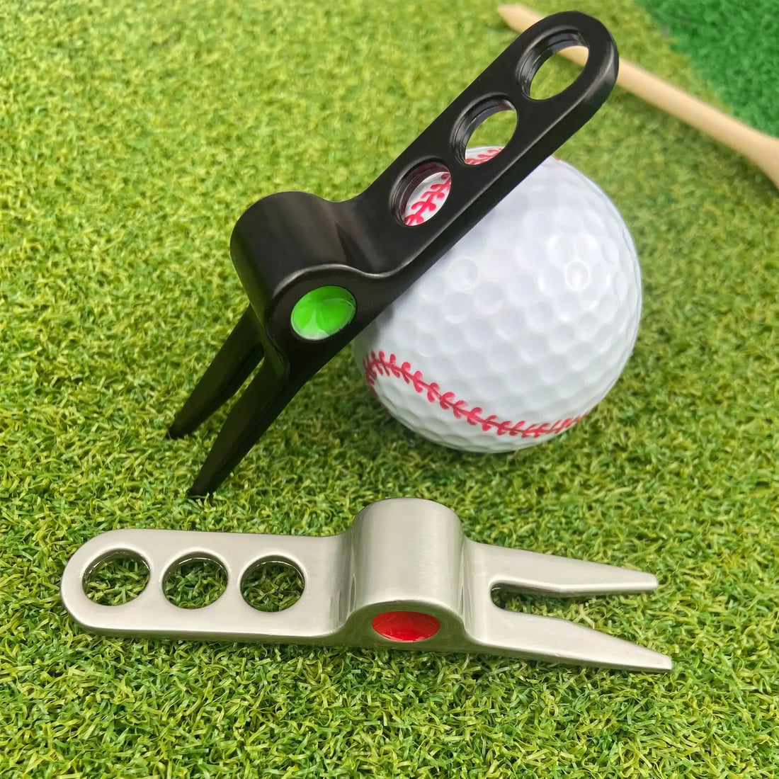 Golf Divot tool Zinc Alloy Pitchfork Turf Tool